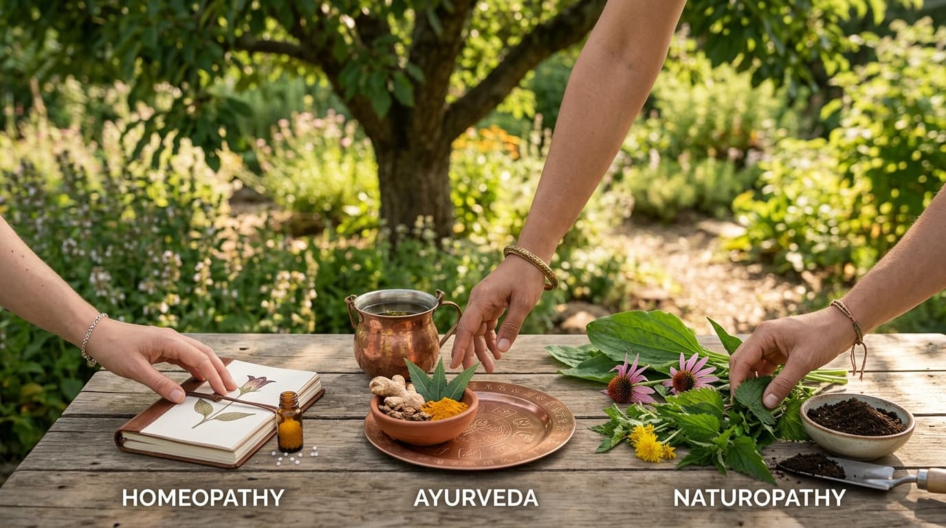 Homeopathy, Ayurveda, and Naturopathy: Understanding the Pillars of Holistic Health